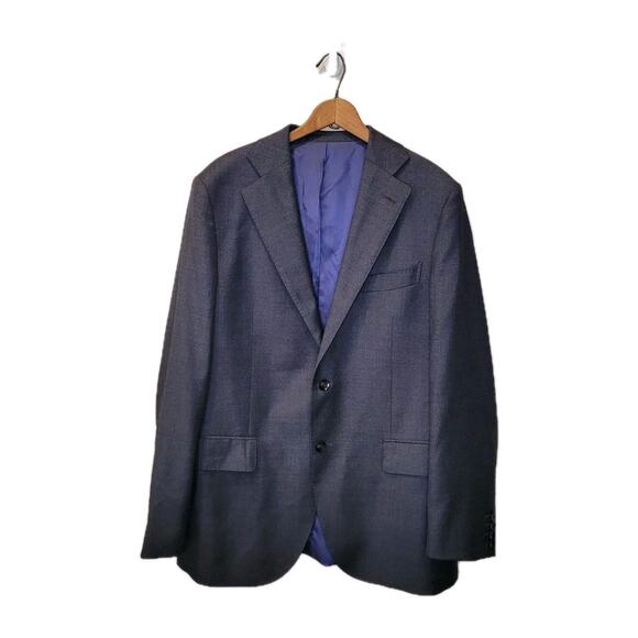 Suitsupply Vitale Barberis Canonico La Spalla Gray Wool Blazer Suit Jacket 42R - Picture 1 of 12